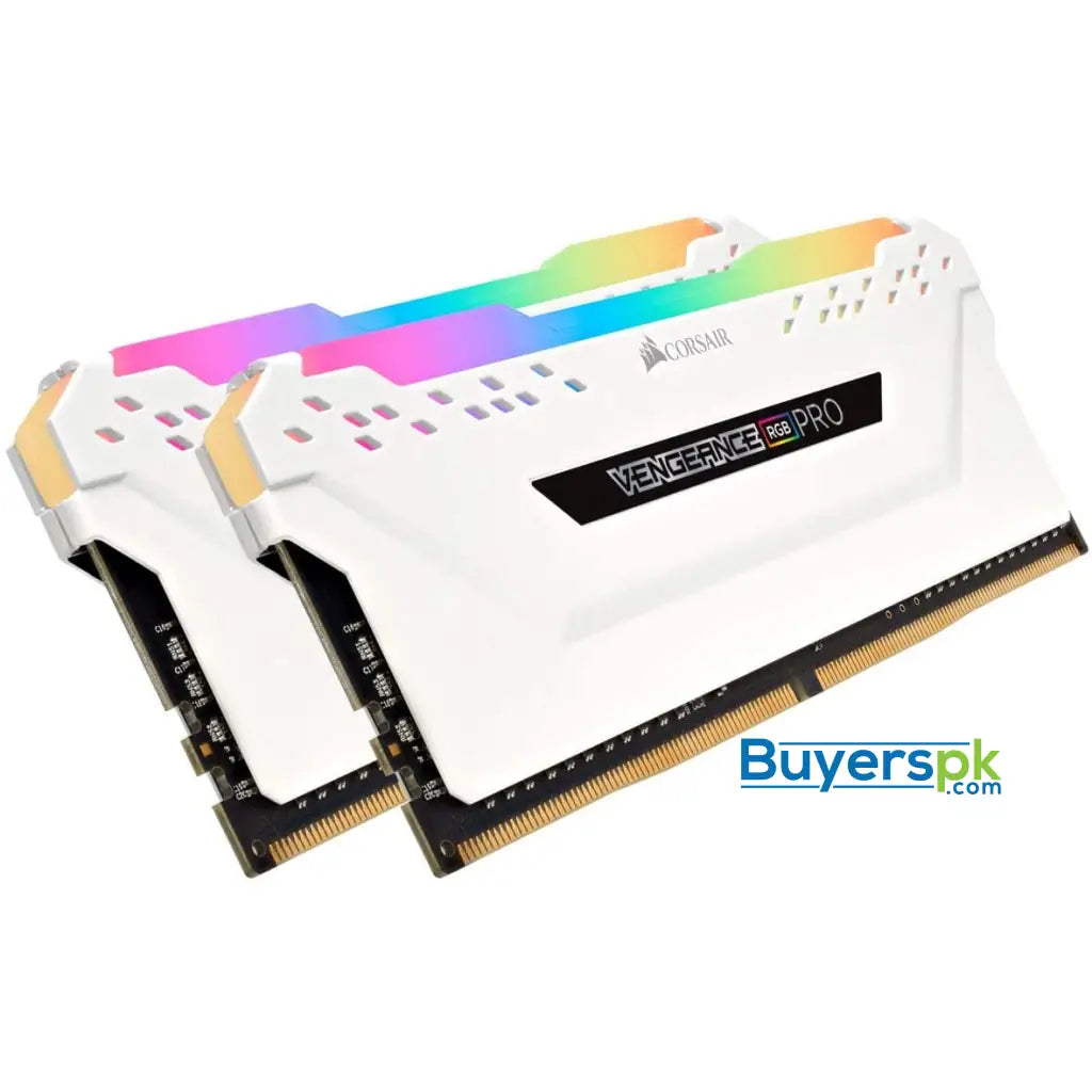 Corsair Vengeance Rgb Pro 32gb (2 X 16gb) Ddr4 Dram 3200mhz C16 Memory Kit — White - RAM Price in Pakistan Corsair Vengeance Rgb Pro 32gb (2 X 16gb) Ddr4 Dram 3200mhz C16 Memory Kit — White - RAM Price in Pakistan